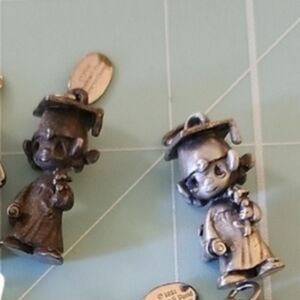 2x Precious Moments Graduation Charms